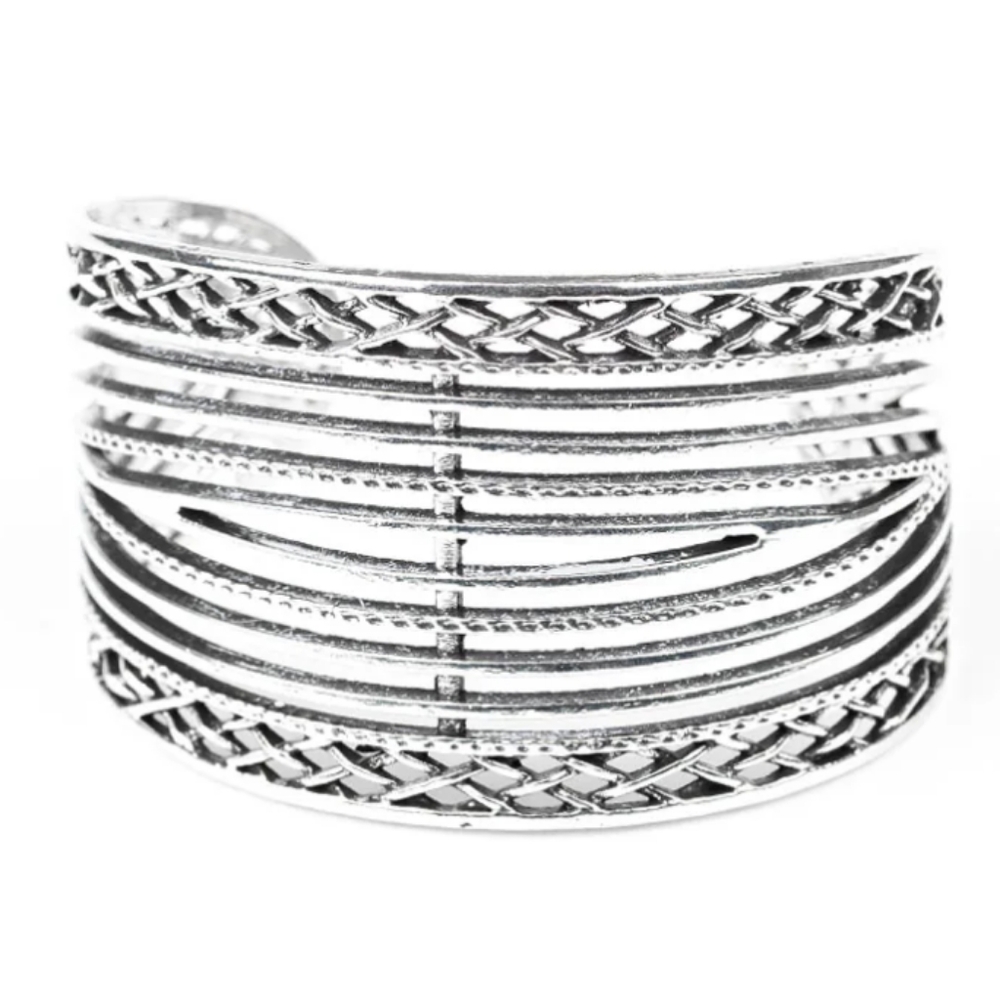NEW Paparazzi Brace Yourself Silver Cuff Bracelet